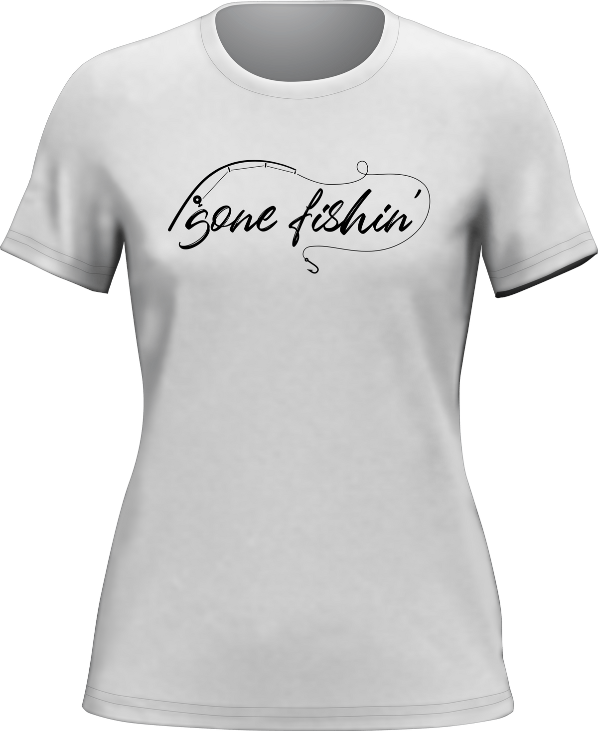 Gone Fishing v2 T-Shirt for Women by Outdoorzees
