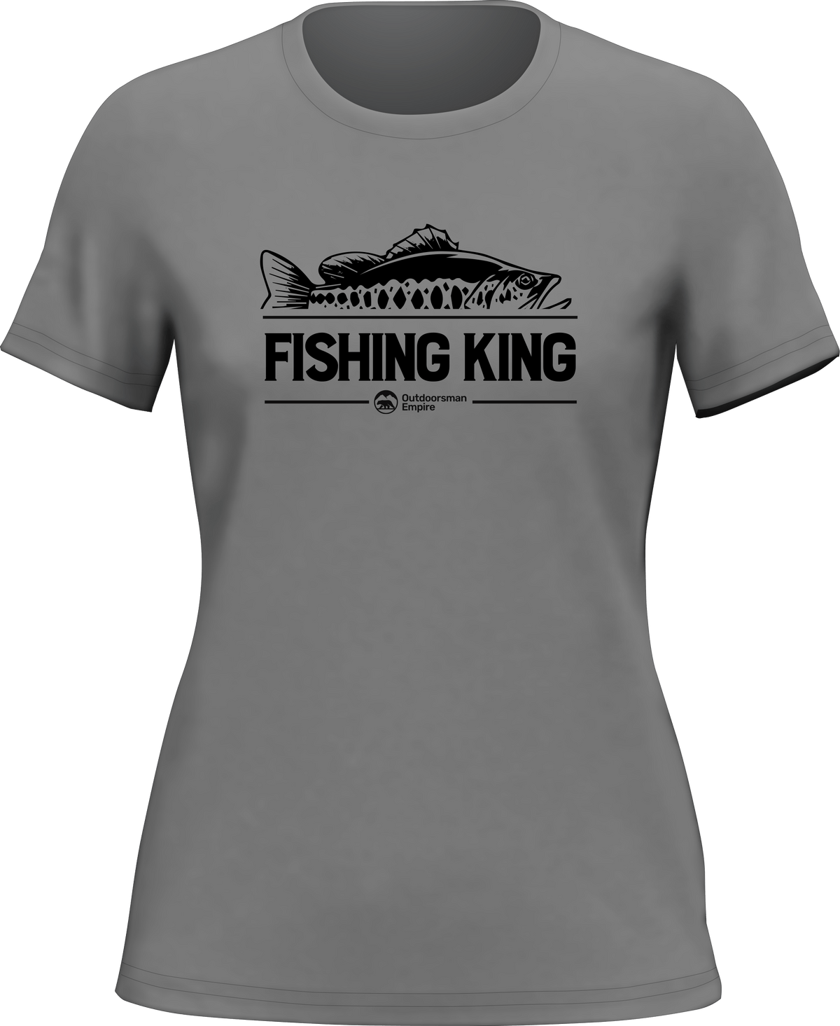 Fishing King T-Shirt for Women by Outdoorzees