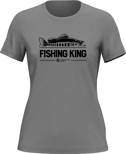Fishing King T-Shirt for Women by Outdoorzees