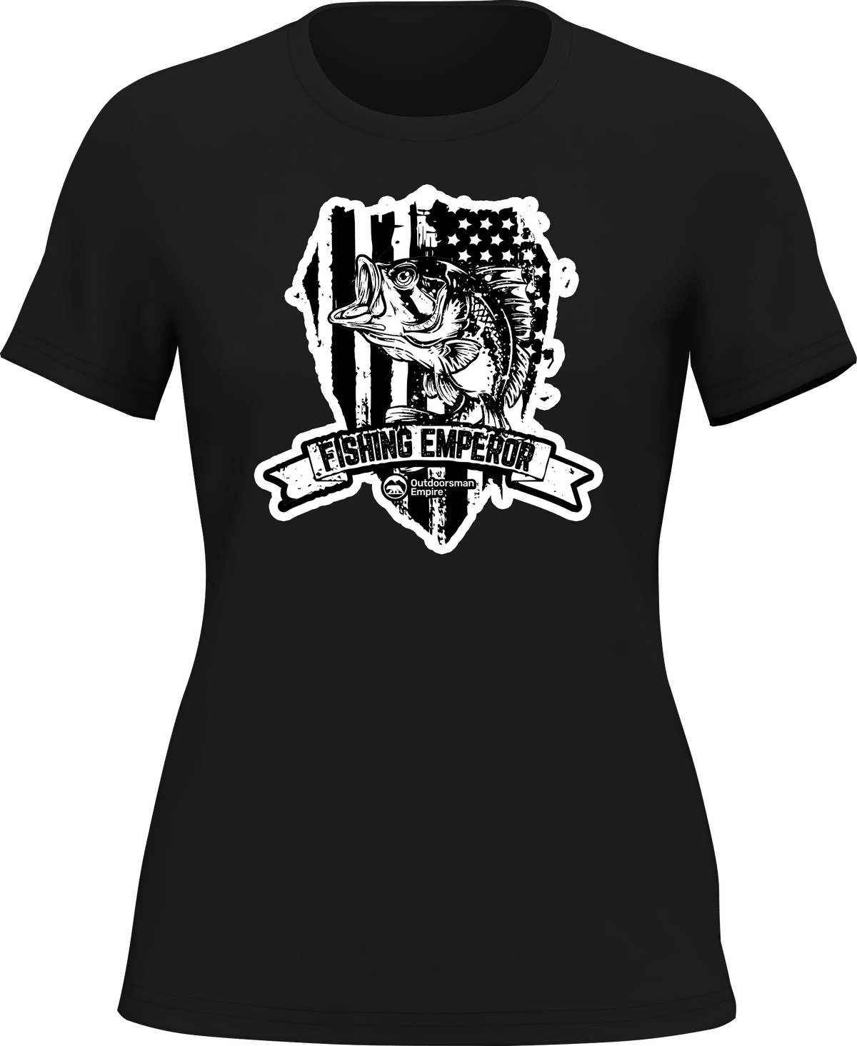 Fishing Emperor v3 T-Shirt for Women by Outdoorzees