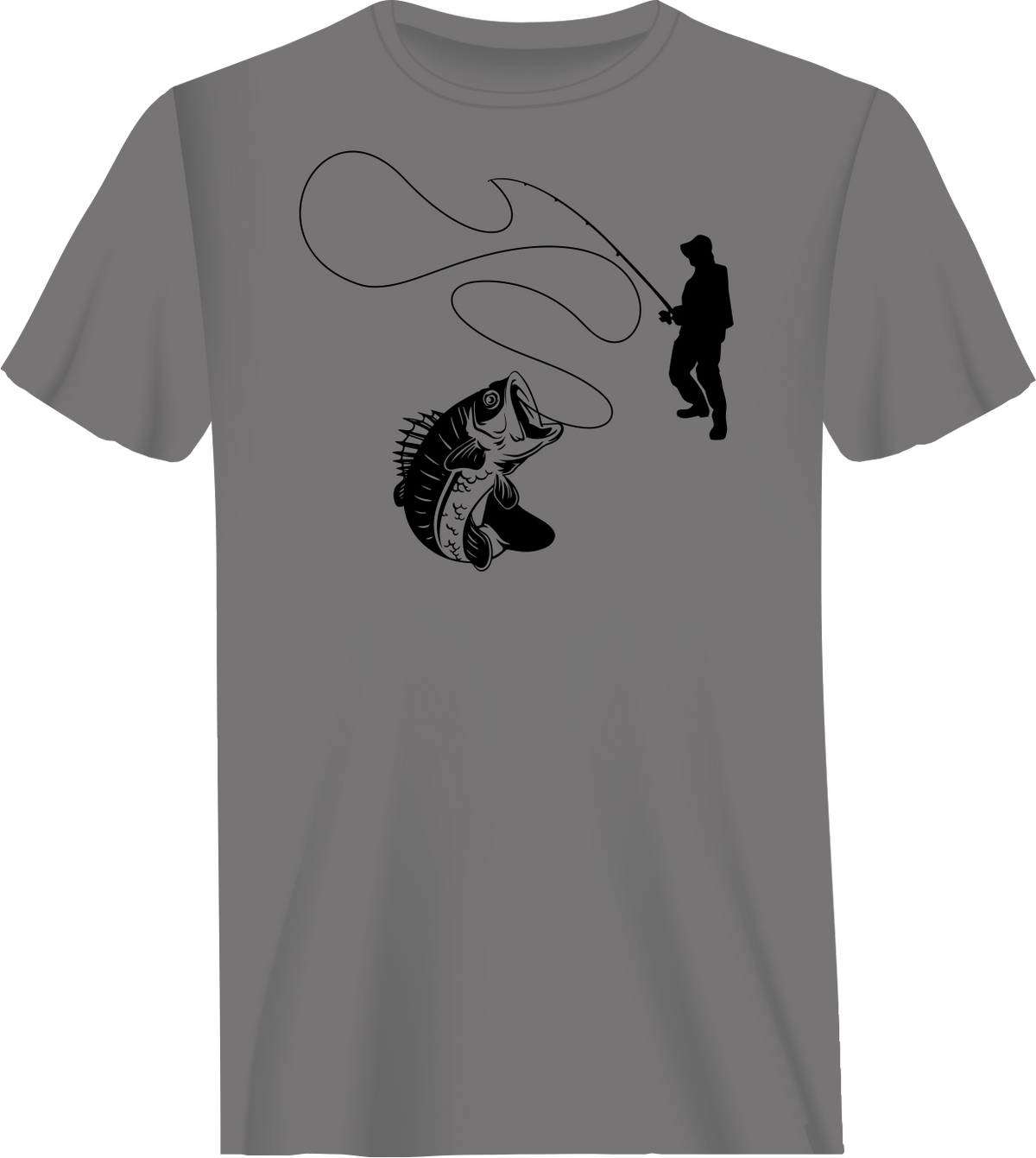 Fishing Lines Man T-Shirt by Outdoorzees