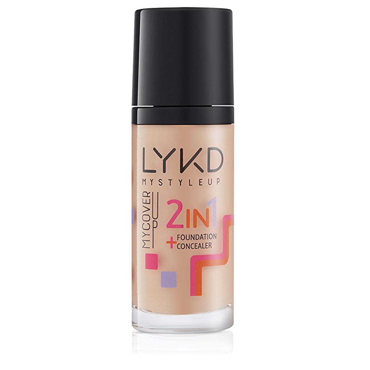 LYKD 2-in-1 foundation Natural Beige – view 3