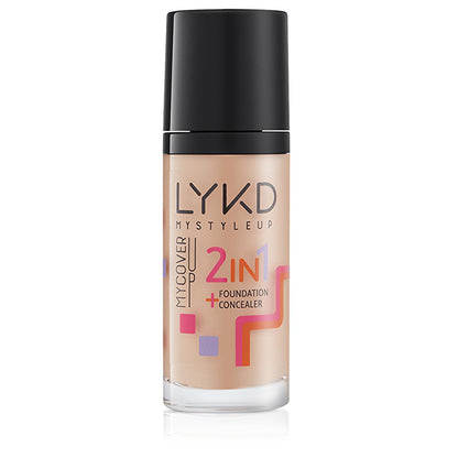 LYKD 2-in-1 foundation Natural Beige – view 3