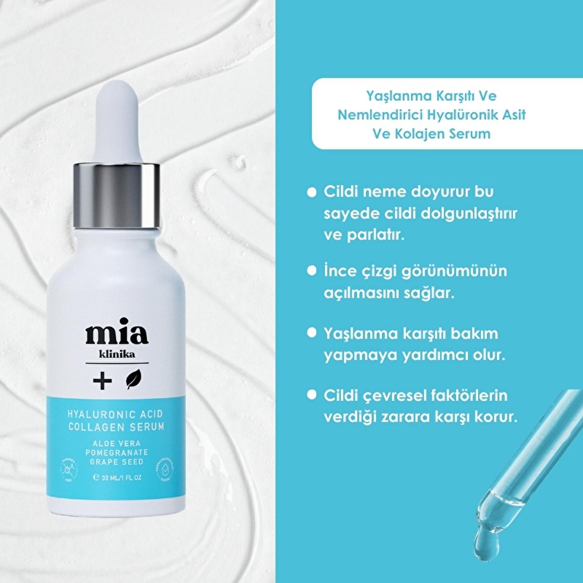 Mia Klinika hyaluronic acid and collagen face serum