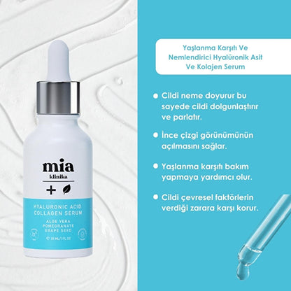 Mia Klinika hyaluronic acid and collagen face serum