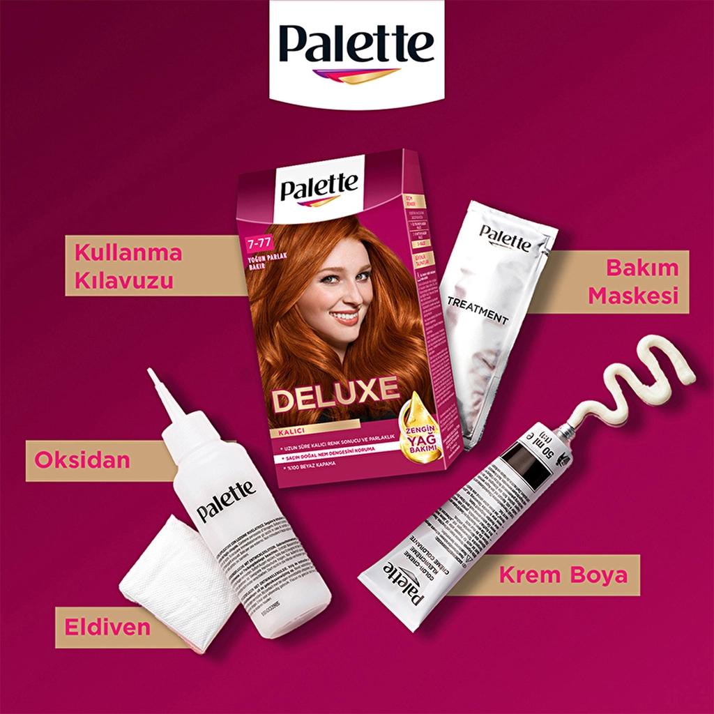 Palette Deluxe Intense Copper Hair Dye 7-77 by Beauty Care Bag