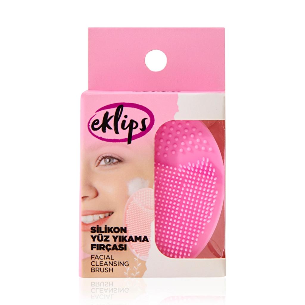 Eklips Silicone Face Cleansing Brush for Gentle Exfoliation by Beauty Care Bag