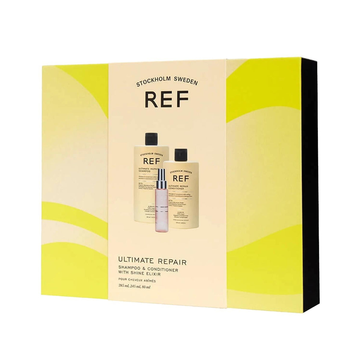 REF Ultimate Repair Hair Care Set - Nourishing Damaged Hair Treatment Bundle by Beauty Care Bag