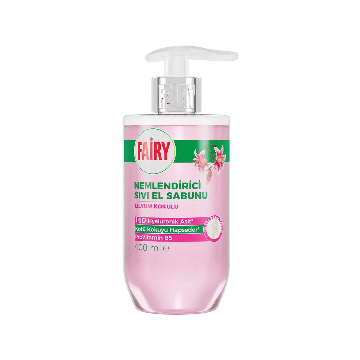 Fairy Lily Scented Liquid Hand Soap for Clean Hands 400 ml by Beauty Care Bag