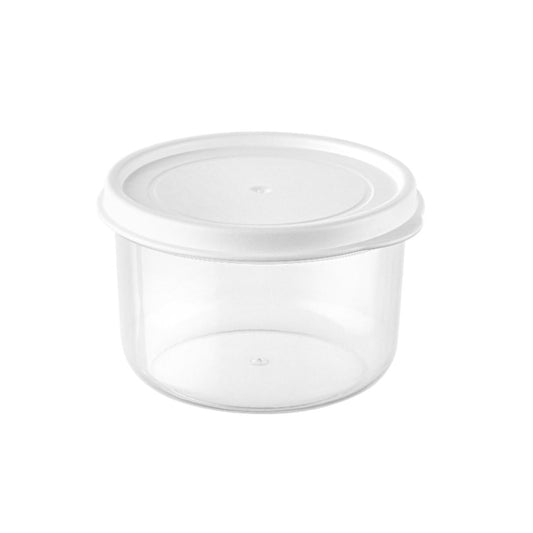 Bee Home Round Polypropylene Storage Container - 12.18 fl oz, Dishwasher Safe & Compact by Beauty Care Bag