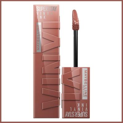 Maybelline New York Super Stay Vinyl Ink Liquid Lipstick - 120 Punchy, Long-Lasting Lip Gloss for Vibrant Color by Beauty Care Bag