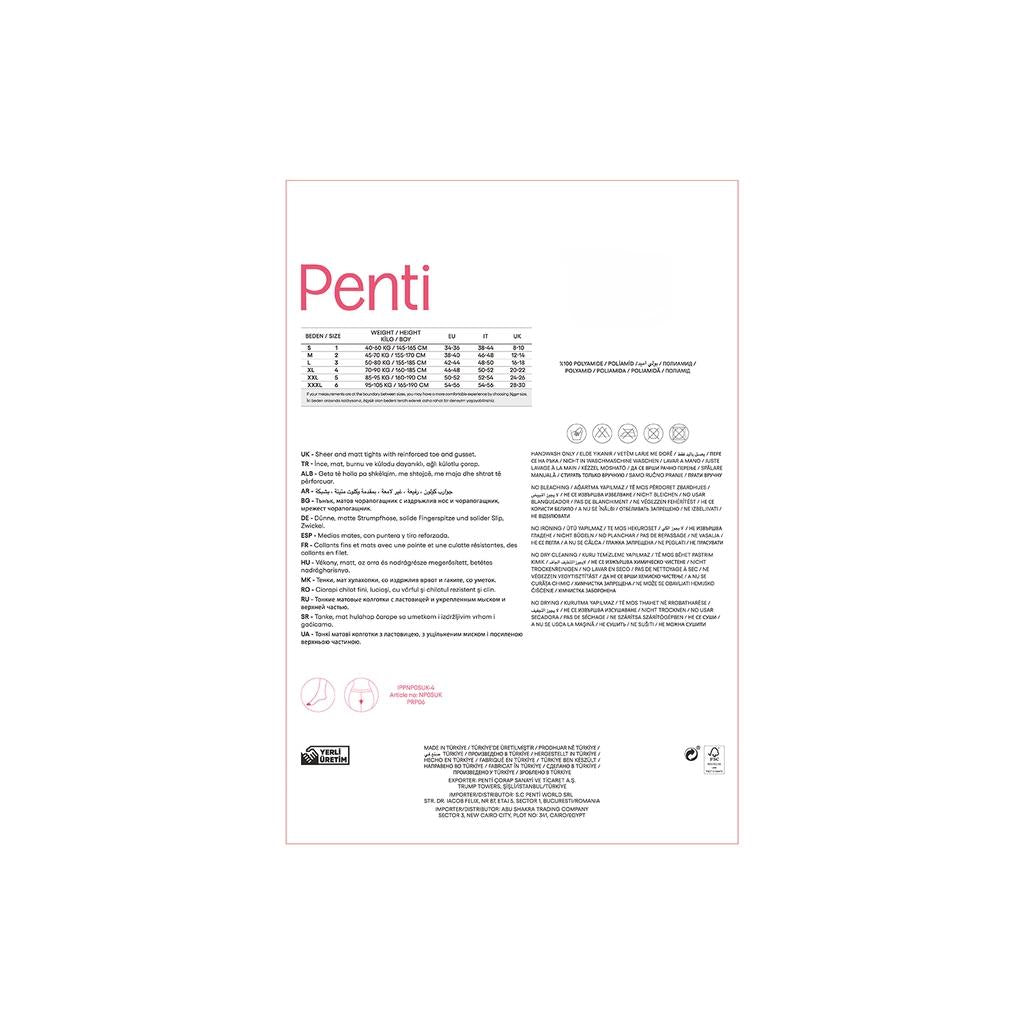 Penti Super Sheer Tights in Black 3-Pack by Beauty Care Bag