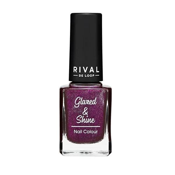 Rival de Loop Nail Polish Glazed & Shine No.09 - Metallic Nail Glaze for Long-Lasting Wear by Beauty Care Bag