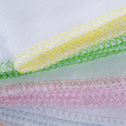 Babyjem Baby Bib - 10 Pack Soft Cotton Face Cloths for Newborns - Gentle, Absorbent, and Portable Baby Essentials by Beauty Care Bag