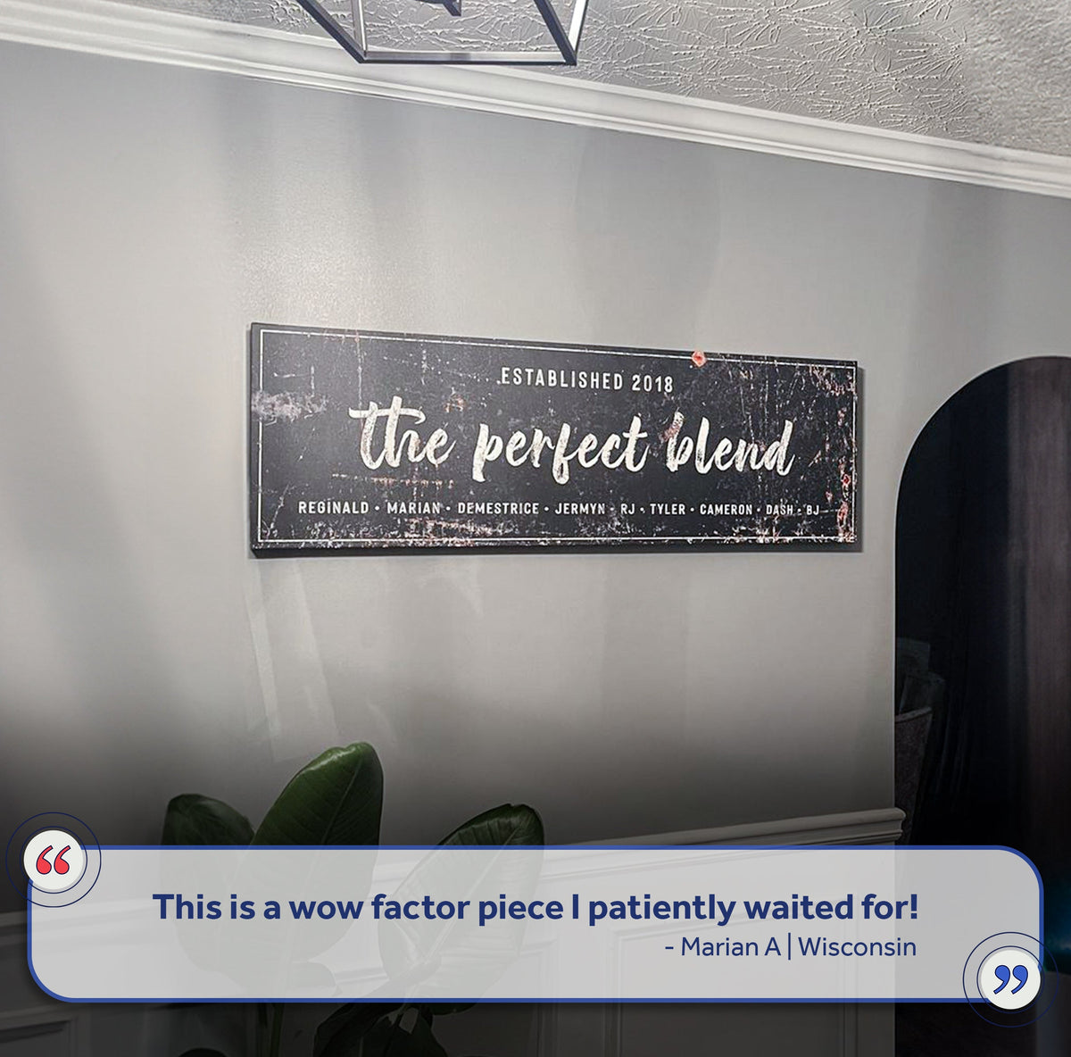 The Perfect Blend Sign III by Tailored Canvases