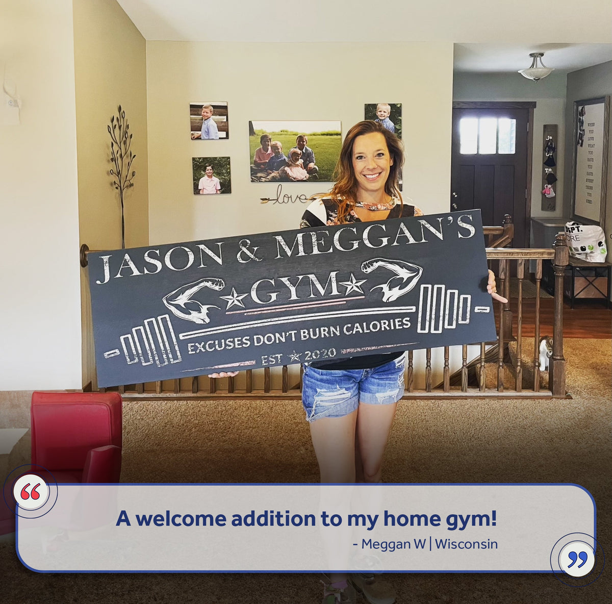 Gym Sign II by Tailored Canvases