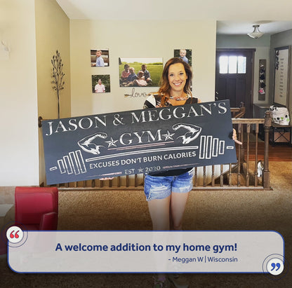 Gym Sign II by Tailored Canvases