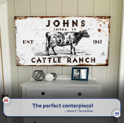 Cattle Ranch Rustic - LP1 by Tailored Canvases
