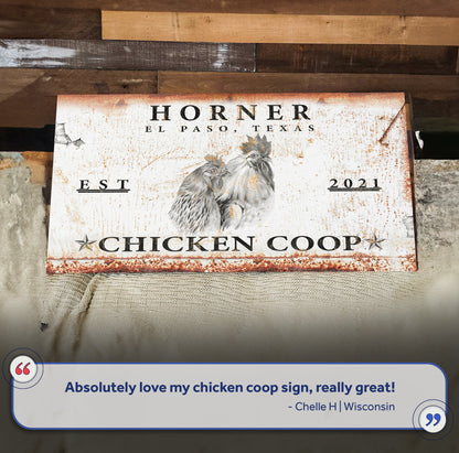 Chicken Coop Sign V by Tailored Canvases