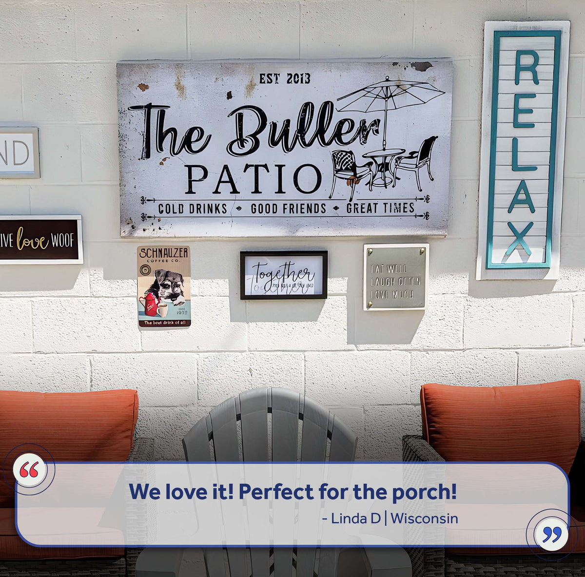 Family Patio Sign II by Tailored Canvases