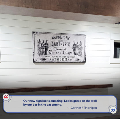 Bar Sign VI by Tailored Canvases