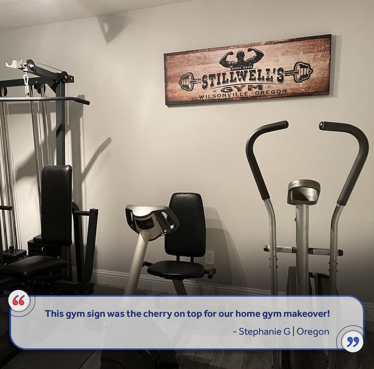 Gym Sign III by Tailored Canvases