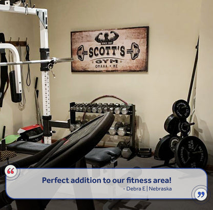 Gym Sign III by Tailored Canvases