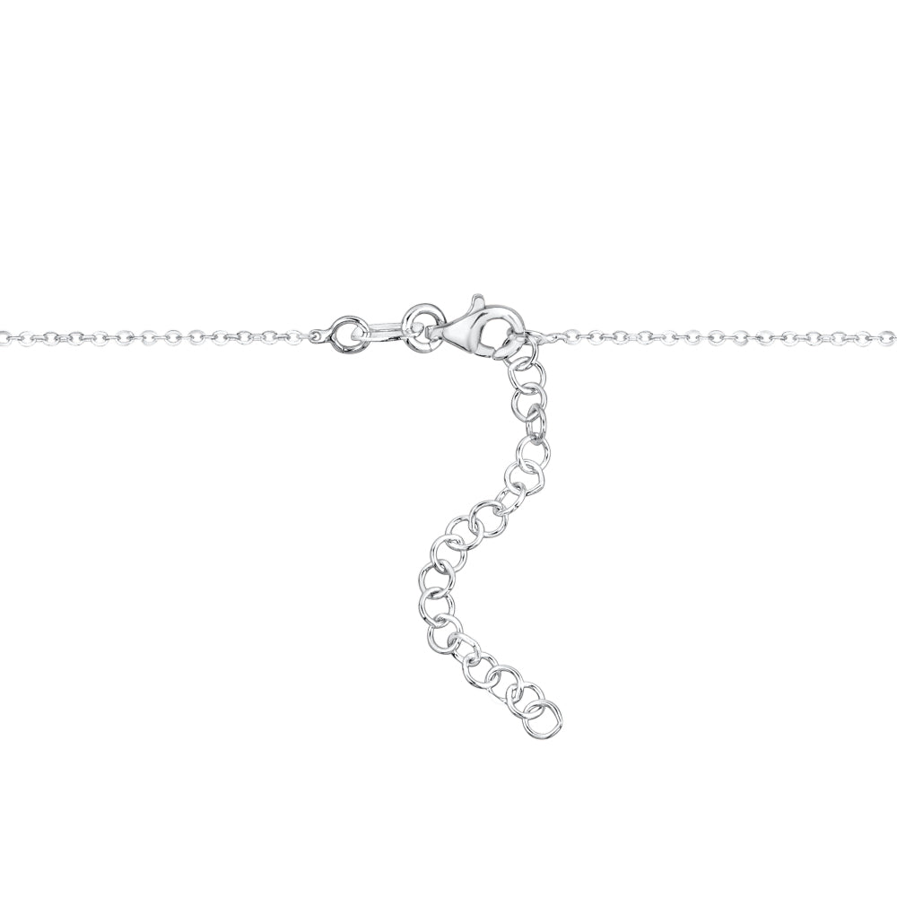Sterling Silver Multiple Mini Discs Necklace flat Cable Chain 20" by Massete