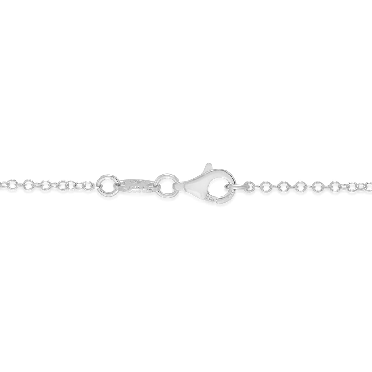 Sterling Silver Rose Gold Large Ballerina Ballet Dancer Passe Silhouette Necklace Long Rolo Chain by Massete