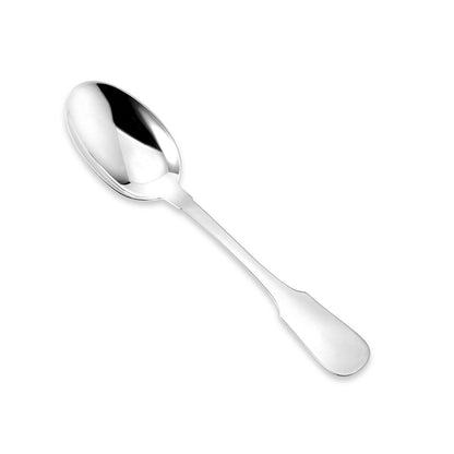 Sterling Silver Baby Spoon Custom Engraved Keepsake Gift for Baby | Fiddle Pattern by Massete