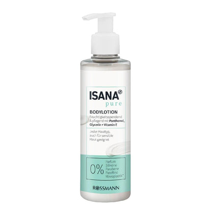 Isana Pure Body Lotion for Sensitive Skin 200 ml by Beauty Care Bag