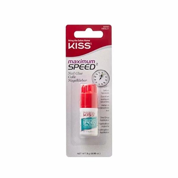 Kiss Maximum Speed Nail Glue: Super Strong, Fast Drying Adhesive for Artificial Nails & Quick Nail Repair - 3g by Beauty Care Bag
