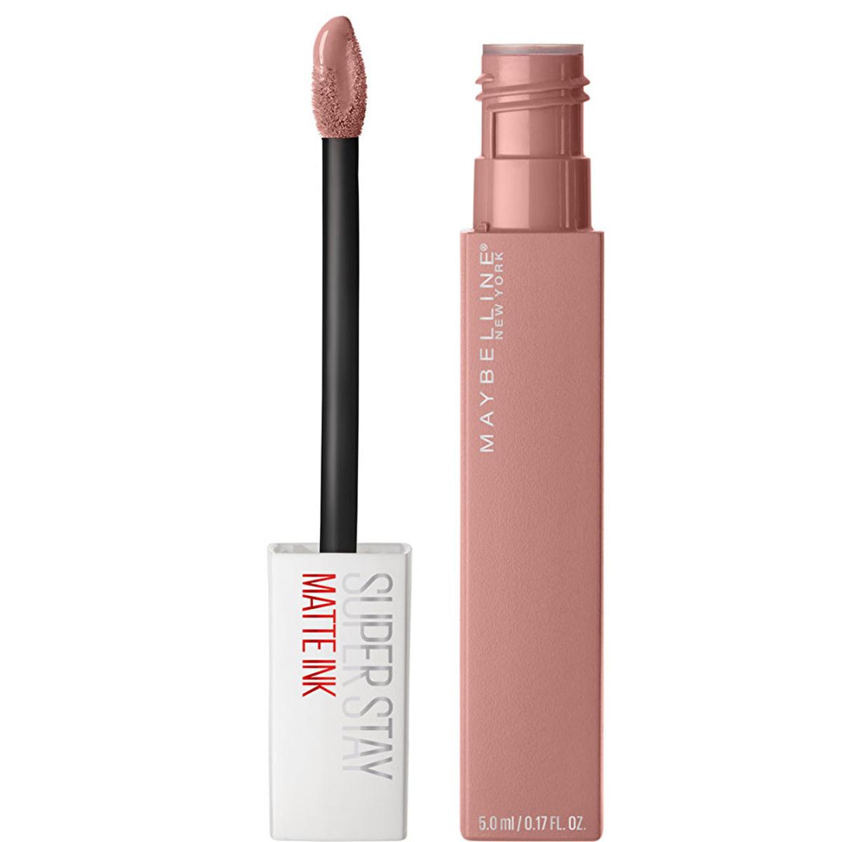 Maybelline Super Stay Matte Ink Liquid Matte Lipstick - 16H Long Lasting, Transfer Resistant Unnude Poet Lip Color by Beauty Care Bag
