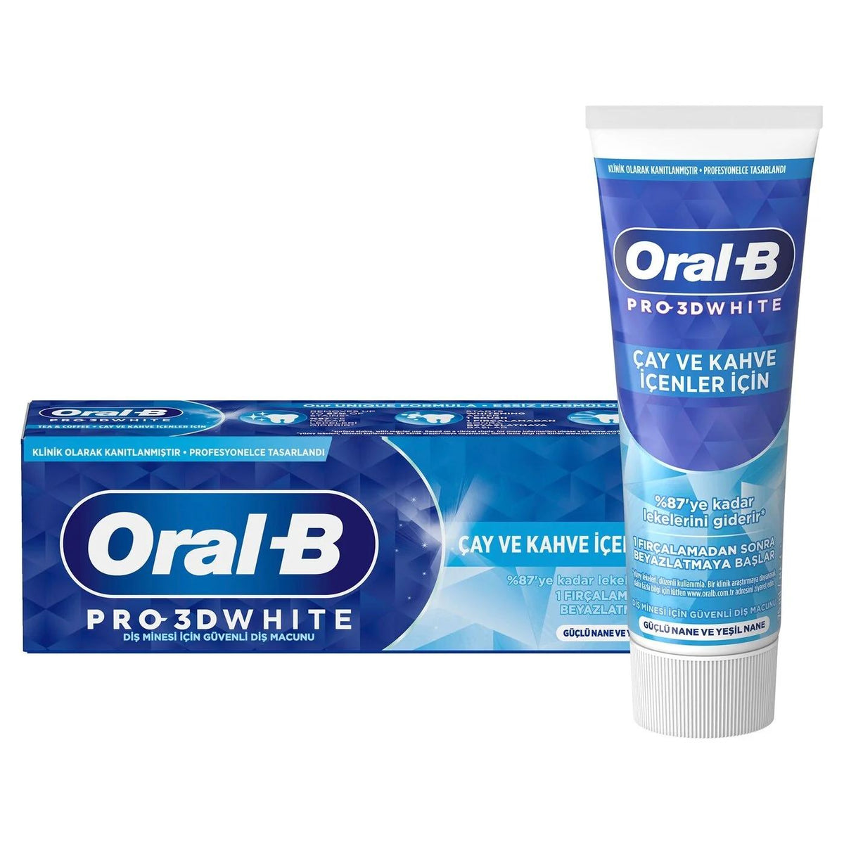 Oral-B 3D White Tea & Coffee Stain Toothpaste 75ml by Beauty Care Bag