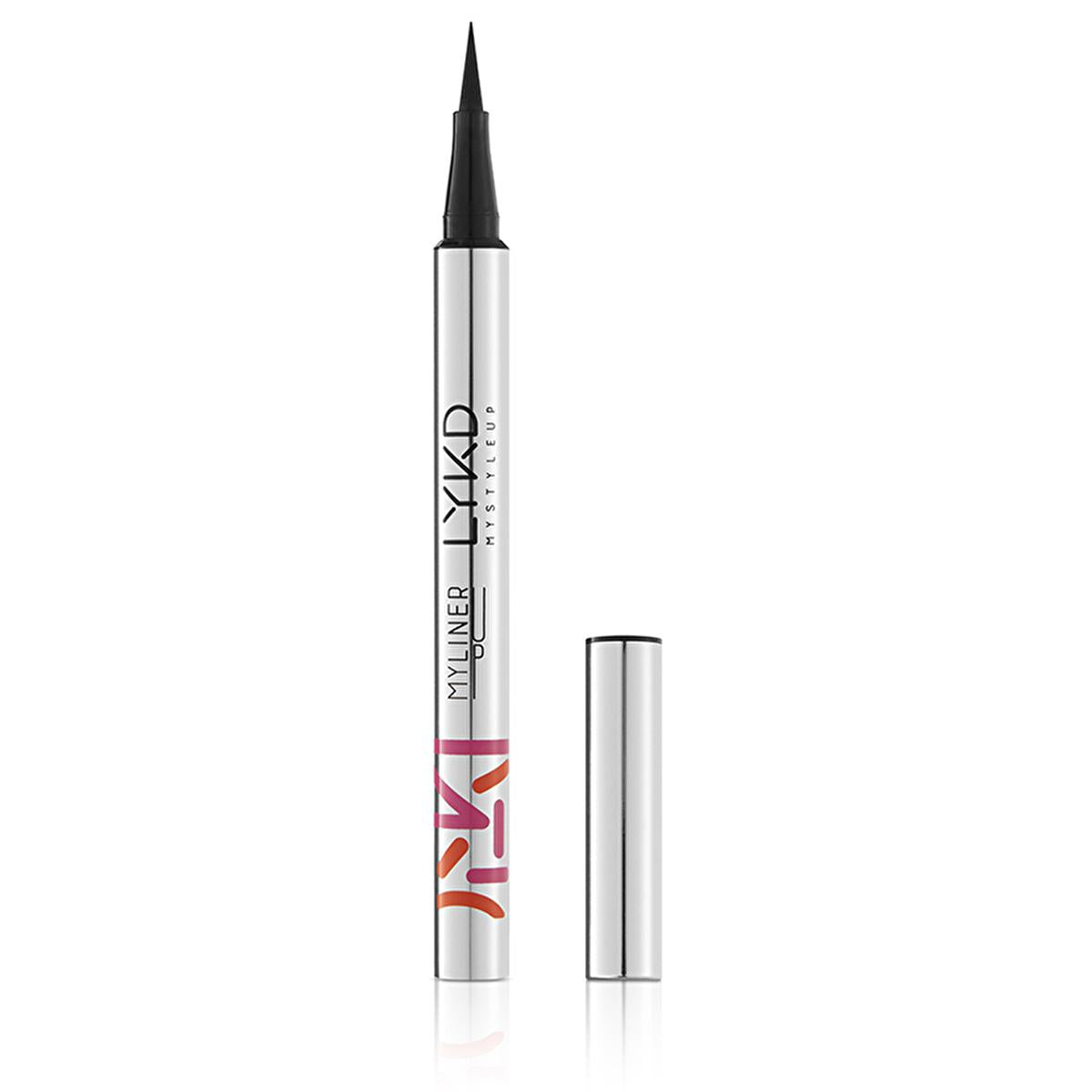 LYKD Ink Liner 100 Black - Matte Black Liquid Eyeliner for Precise, Long-Lasting Eye Makeup by Beauty Care Bag