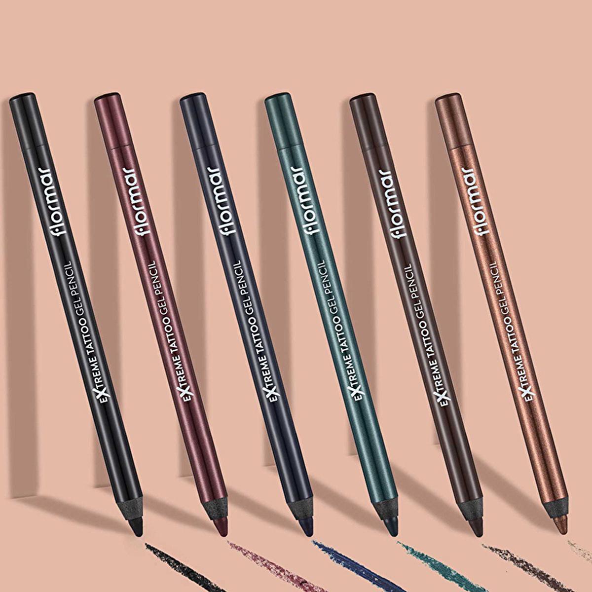 Flormar Extreme Tattoo Waterproof Gel Eye Liner - Long-Lasting, Precise Application for Various Eye Makeup Styles by Beauty Care Bag
