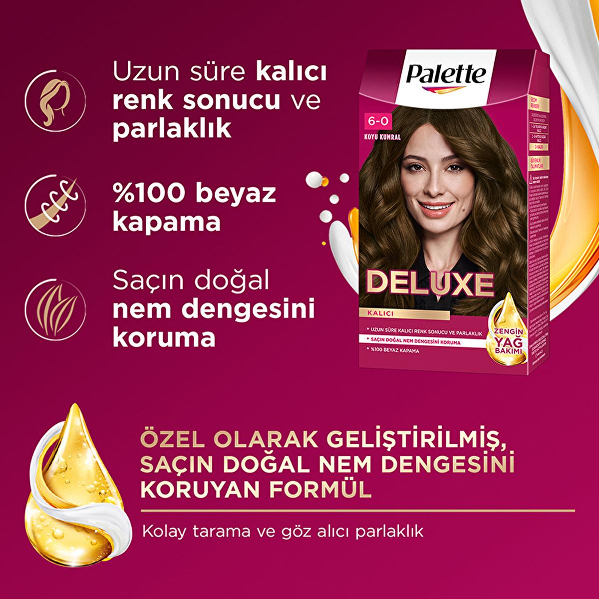 Palette Deluxe Dark Ash Blonde Hair Dye: Long Lasting Color & Shine, Deep Conditioning Micro Oils (Koyu Kumral Sa� Boyasõ) by Beauty Care Bag