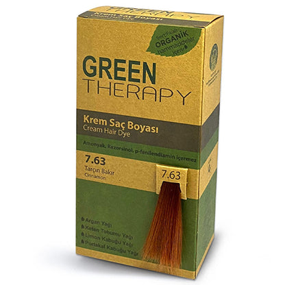 Green Therapy ammonia-free cream hair dye with argan oil