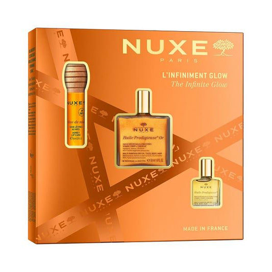 Nuxe The Infinite Glow Gift Set for Radiant Skin by Beauty Care Bag