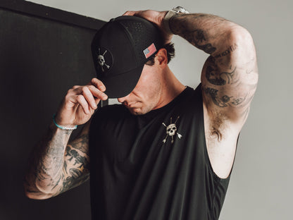 VARSITY CAP : BLACK by Alpha Country Training + Nutrition
