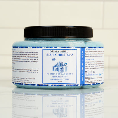 Blue Christmas sugar scrub – view 5