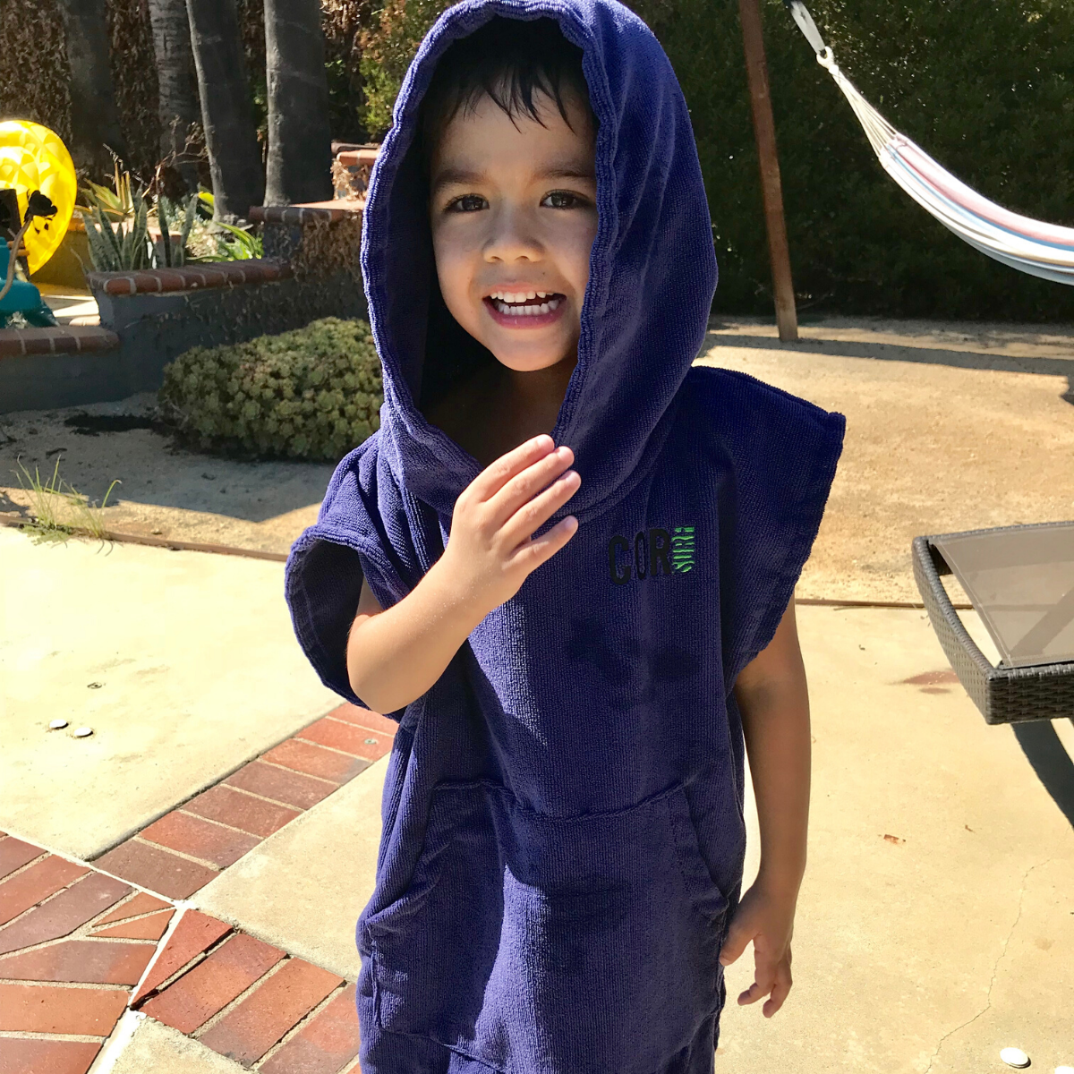 Kids Changing Towel Poncho - Solid Colors by COR Surf