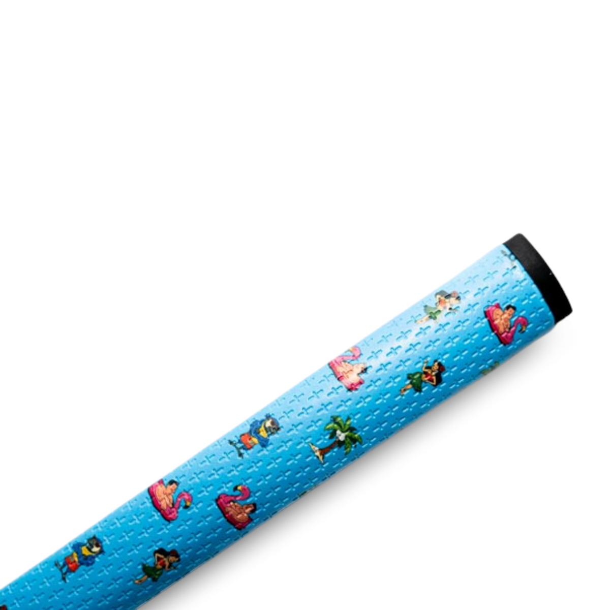 Beach Party Putter Grip | Midsize | Premium PU Material | Stable Feel | Golf | Palm Hula Parrot by Logie Joe's Golf