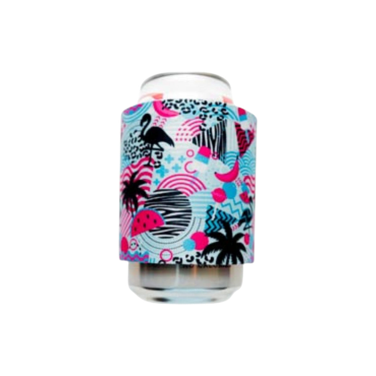 Exotic Flock Slap Koozie | Neoprene Beverage Can Insulator | Snap n Wrap | Fits 12oz Cans by Logie Joe's Golf