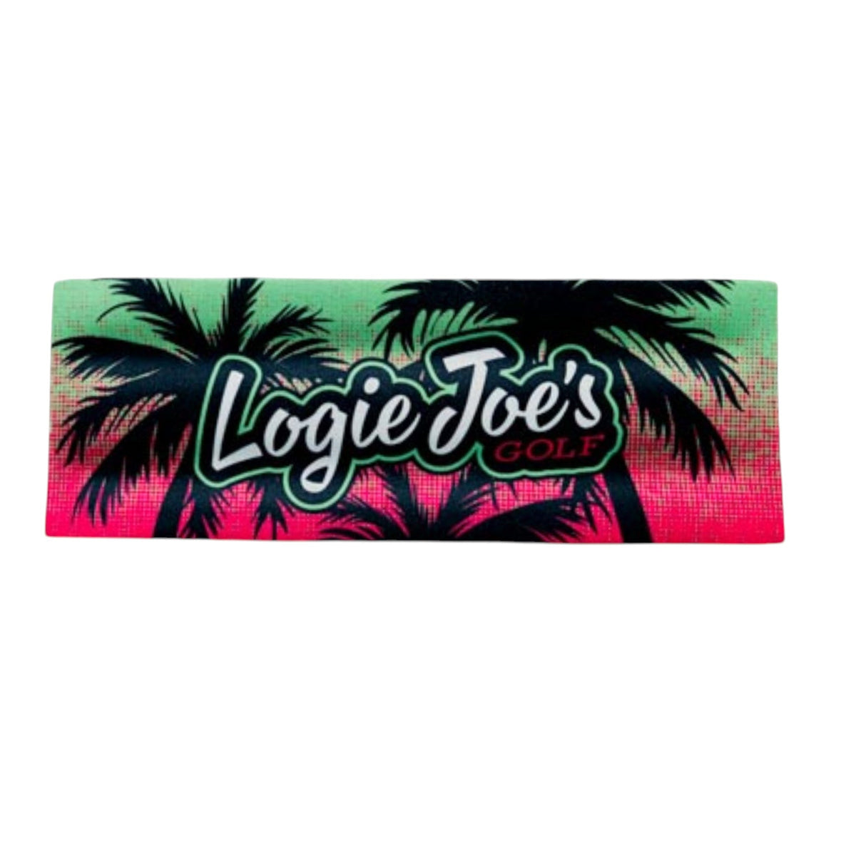 Neon Palms Slap Koozie | Neoprene Beverage Can Insulator | Snap n Wrap | Fits 12oz Cans by Logie Joe's Golf