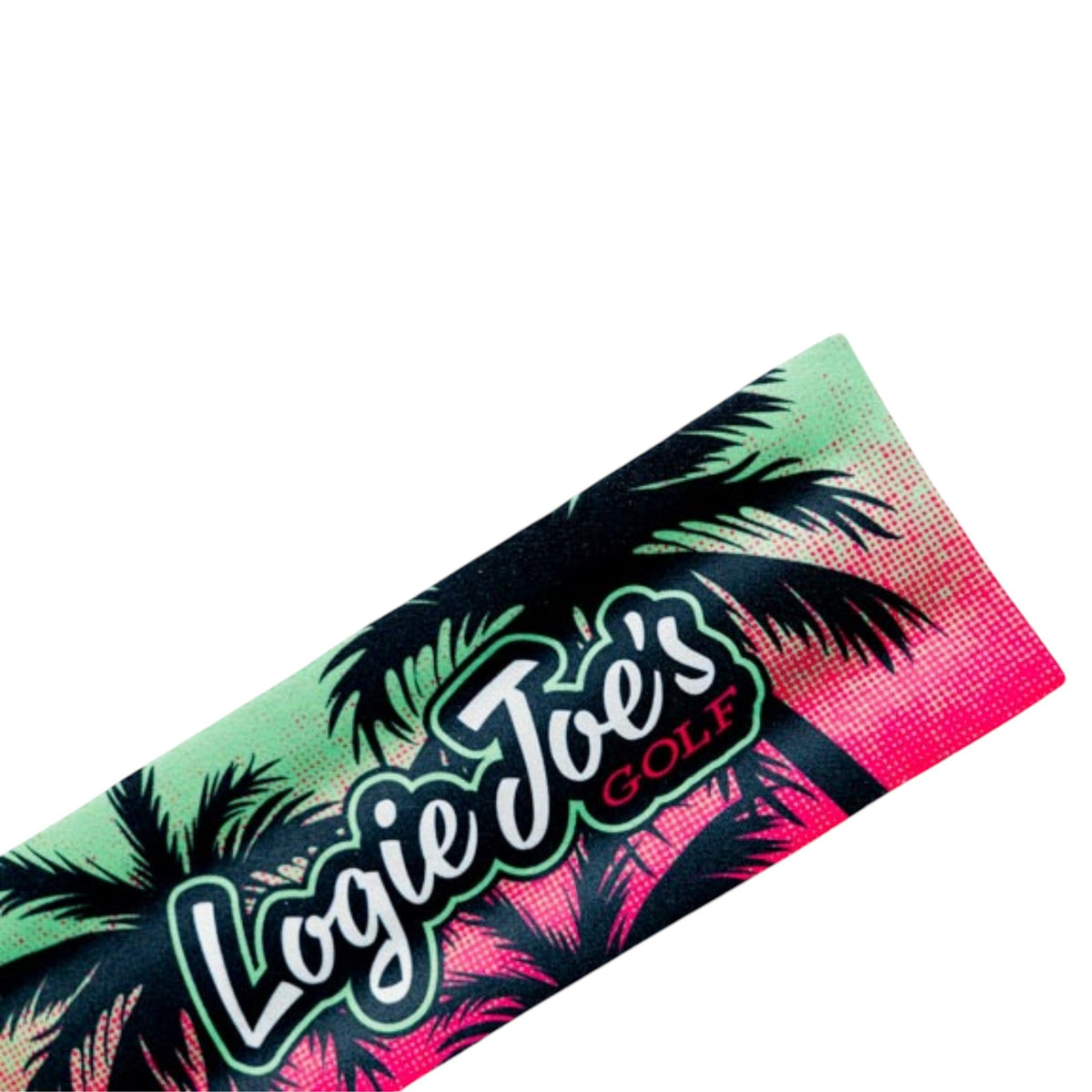 Neon Palms Slap Koozie | Neoprene Beverage Can Insulator | Snap n Wrap | Fits 12oz Cans by Logie Joe's Golf
