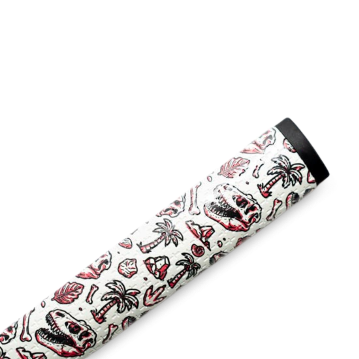 Fossil Fairways Putter Grip | Midsize | Premium PU Material | Stable Feel | Golf | T-Rex Dinosaur by Logie Joe's Golf