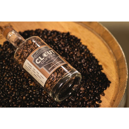 Bourbon Whiskey | Whole Bean Gift Bottle 10oz by Clout Coffee