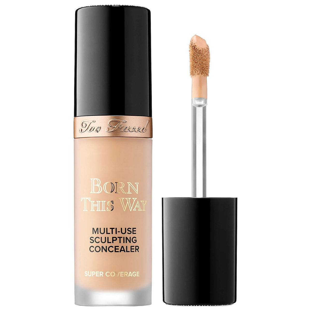 Too Faced Born This Way Super Coverage Multi-Use Concealer - Full Coverage, Hydrating, Vegan & Cruelty-Free Makeup by Beauty Care Bag