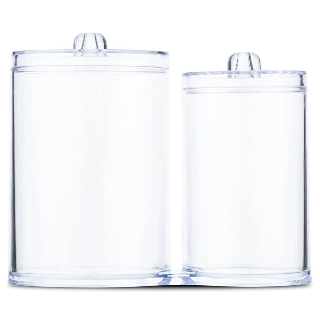 Eklips Dual Compartment Cotton Pad Holder by Beauty Care Bag